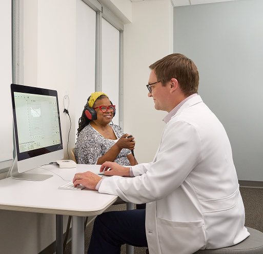 Hearing Test Patient