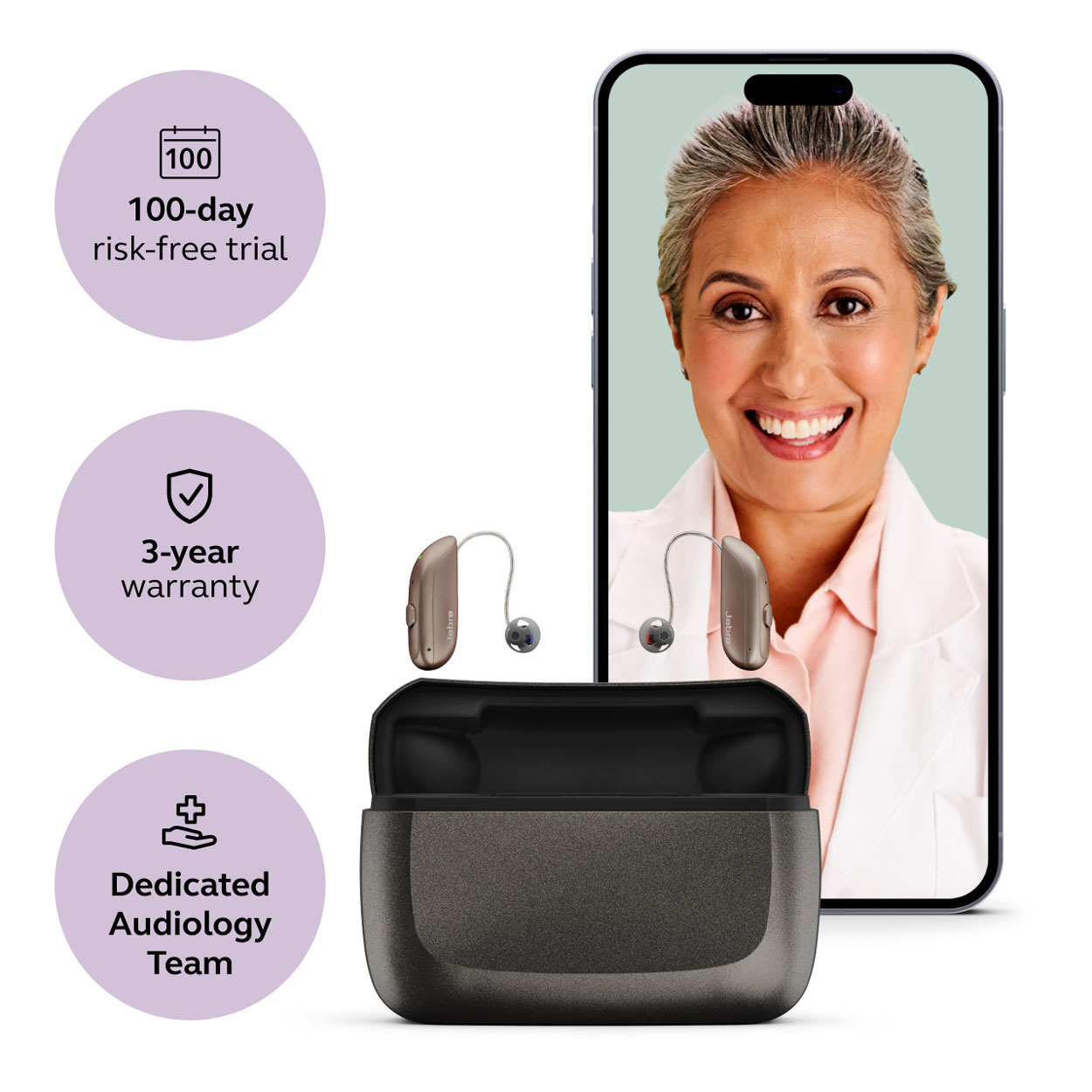 Jabra Enhance Select 300 Premium Package, Bronze image number 1