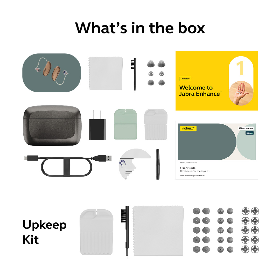 Jabra Enhance Select 700 Complete Bundle, Bronze, image number 9