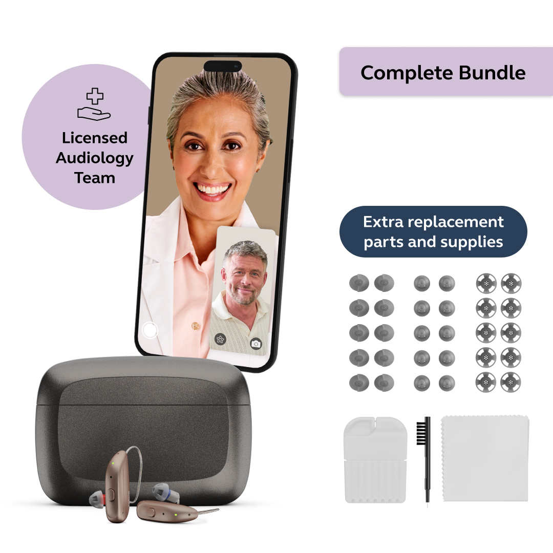 Jabra Enhance Select 300 Complete Bundle, Bronze, image number 1