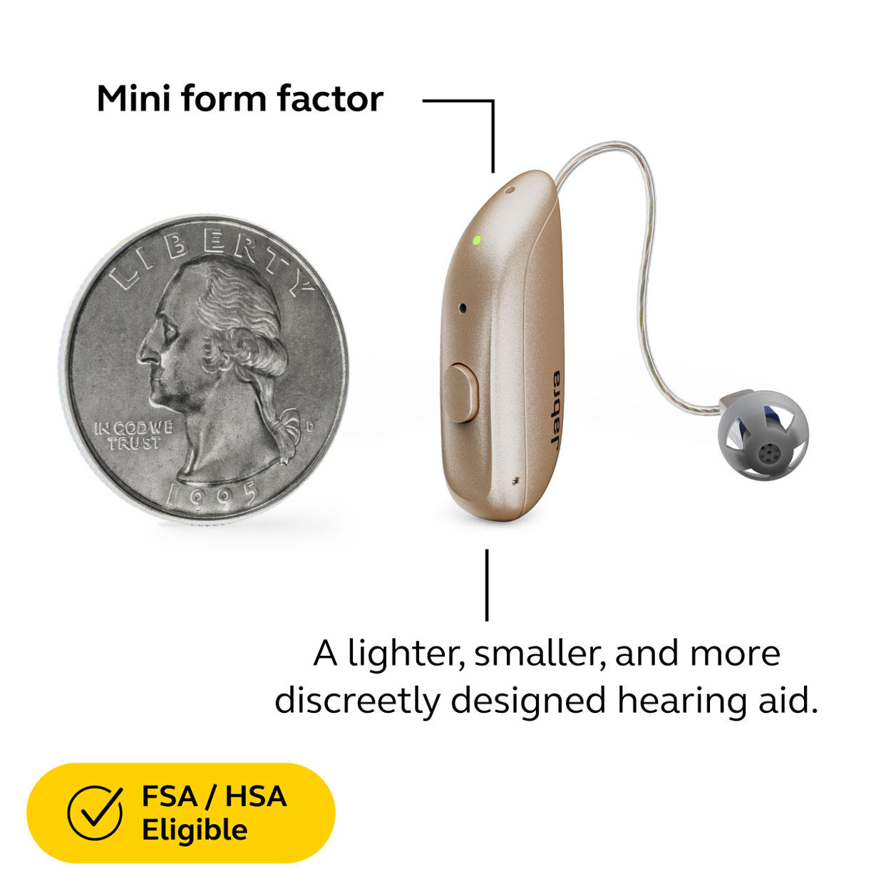 Jabra Enhance Select 300 Premium Package, Gold image number 4