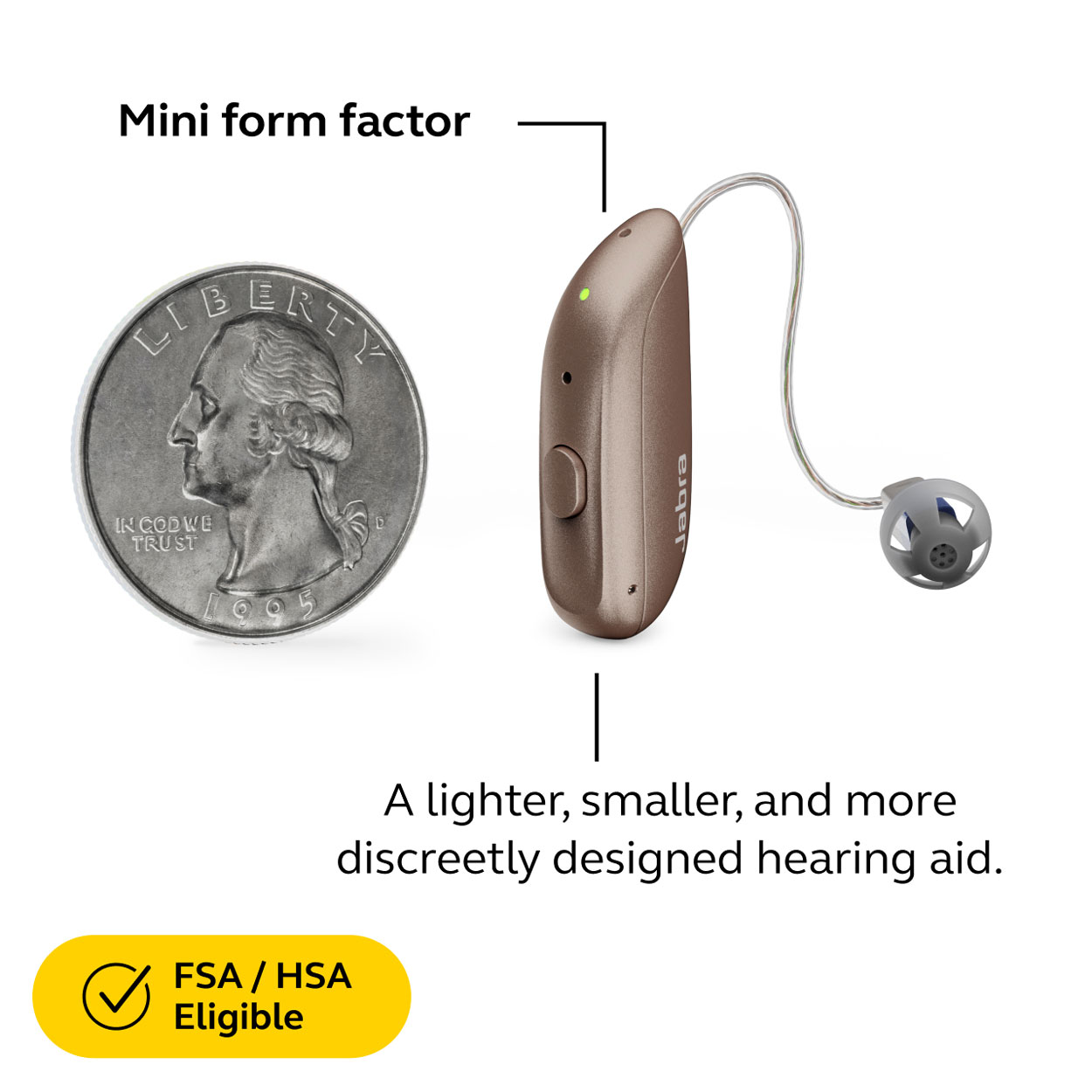 Jabra Enhance Select 300 Premium Package, Bronze image number 4